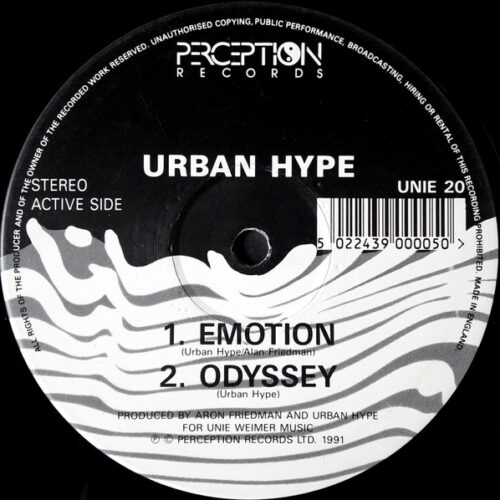 Urban Hype – Emotion (Vinyl 12" 45 RPM, 1991)