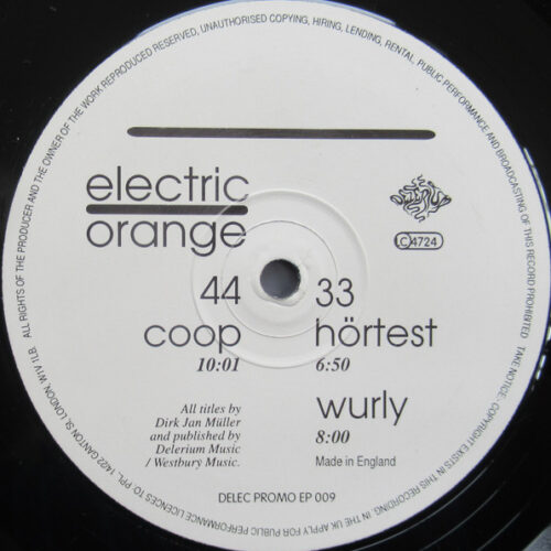 Electric Orange – Hörtest (Vinyl 12" 33 ⅓ RPM 45 RPM EP Promo, 1996)