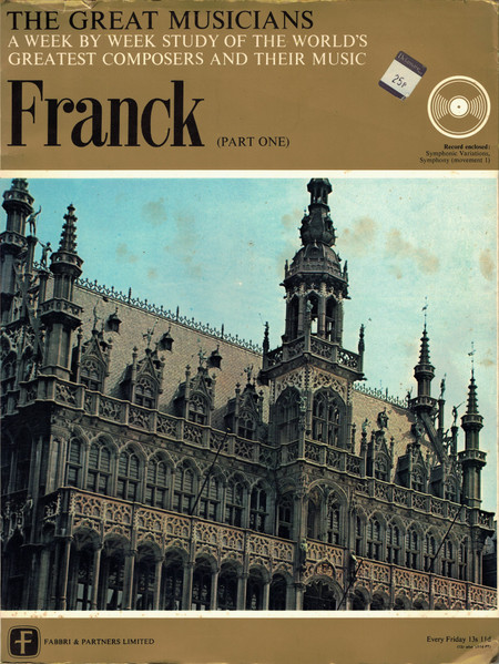 César Franck – Franck (Part One) (Vinyl LP 10" Stereo, 1969)