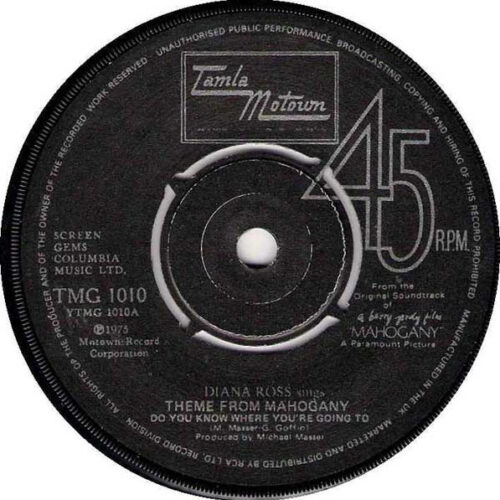 MC5qcGVn-3 Diana Ross – Theme From Mahogany "Do You Know Where You're Going To" (Vinyl 7" 45 RPM Single Repress)
