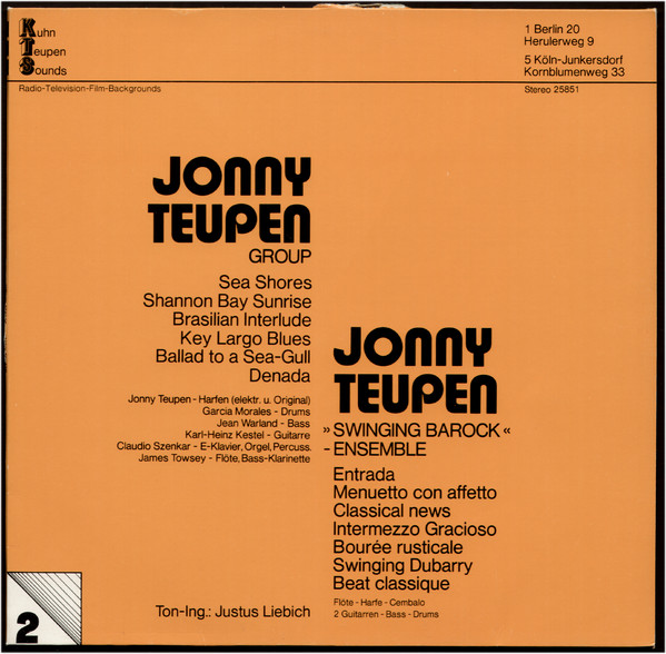 Jonny Teupen – KTS-2 (Vinyl LP Album Stereo)