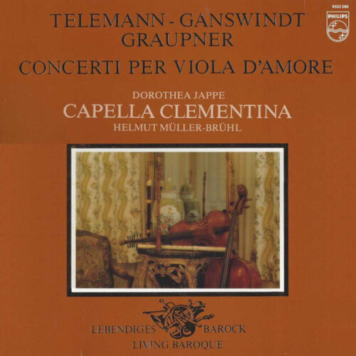 Georg Philipp Telemann – Concerti Per Viola D'Amore (Vinyl LP Stereo, 1979)