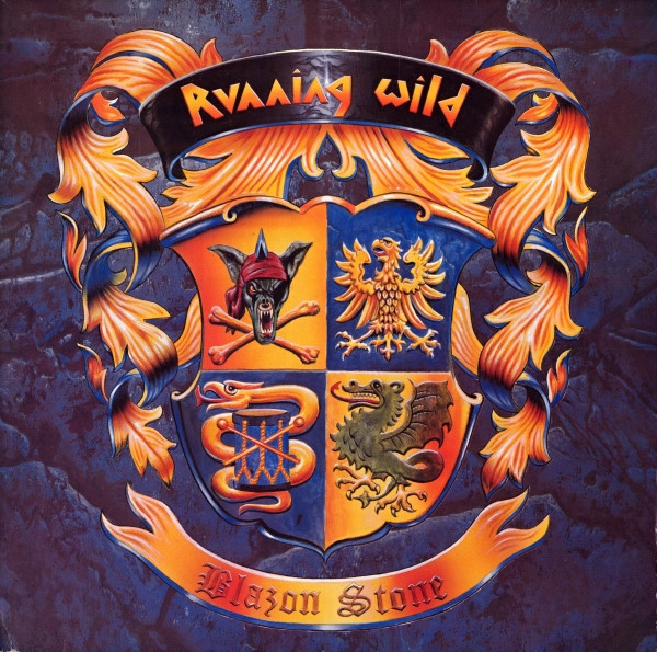 Running Wild – Blazon Stone (Vinyl LP Album, 1991)