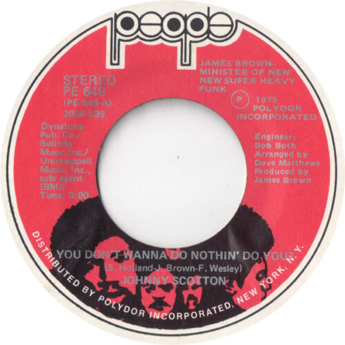 NC04NTAzLmpwZWc Johnny Scotton – You Don't Wanna Do Nothin' Do You? (Vinyl 7" 45 RPM Single, 1975)