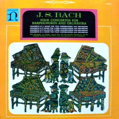 Johann Sebastian Bach – Four Concertos For Harpsichords And Orchestra (Vinyl LP Album Stereo, 1964)