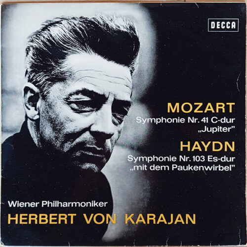 Wolfgang Amadeus Mozart – Symphonie Nr. 41 C-dur "Jupiter" / Symphonie Nr. 103 Es-dur "Mit Dem Paukenwirbel" (Vinyl LP Stereo)