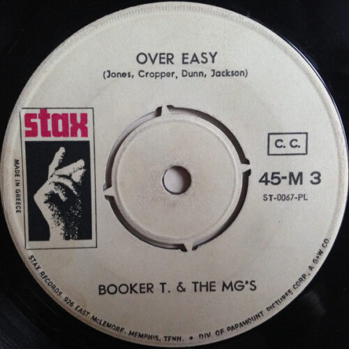 NTctNDY4Ni5qcGVn Booker T & The MG's – Over Easy / Hang 'Em High (Vinyl 7" 45 RPM Single, 1969)
