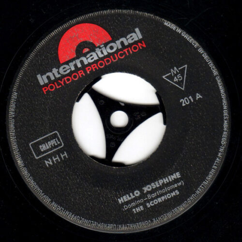 The Scorpions – Hello Josephine / G-l-o-r-i-a (Vinyl 7" 45 RPM Single, 1966)