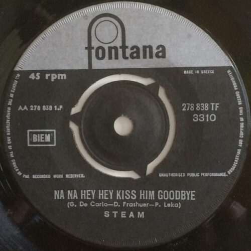 Steam – Na Na Hey Hey Kiss Him Goodbye / It's The Magic In You Girl (Vinyl 7" 45 RPM Single, 1969)