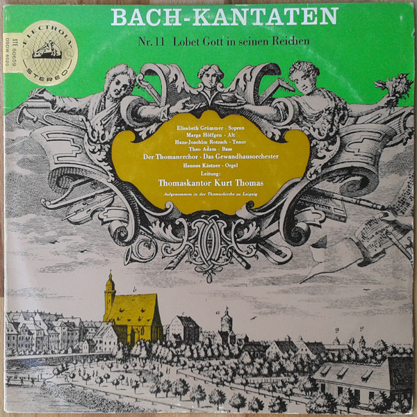 Johann Sebastian Bach – Kantaten Nr. 11 (Lobet Gott In Seinen Reichen) (Vinyl LP 10" Promo Stereo, 1961)