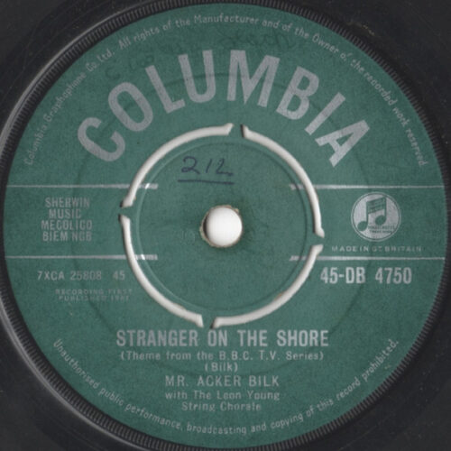 Acker Bilk – Stranger On The Shore (Vinyl 7" 45 RPM Single, 1961)