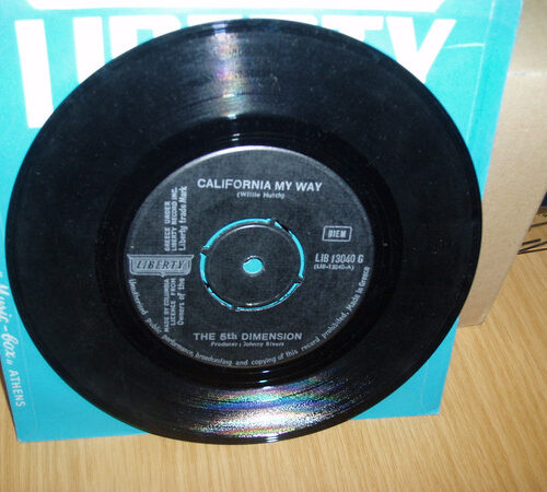 OS00MDE2LmpwZWc The Fifth Dimension – California My Way / Wedding Bell Blues (Vinyl 7" 45 RPM Single, 1969)
