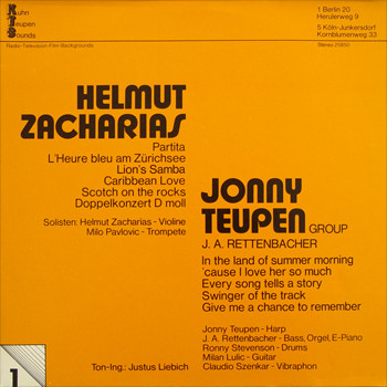 Helmut Zacharias – KTS-1 (Vinyl LP)